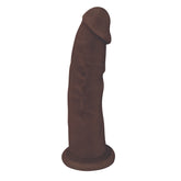Fleshstixxx 7 Inch Silicone Dildo - Dark